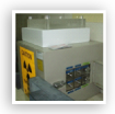 Lead safe for storing radioactive sources used in hospitals